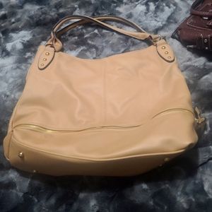Tan handbag